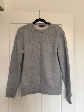 Michael Kors Light Gray KORS Crewneck Sweatshirt